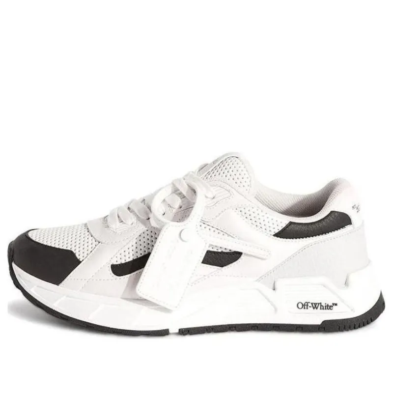 Off-White Runner B 'White Black' OMIA289F23LEA0010110 sold by KicksCrew