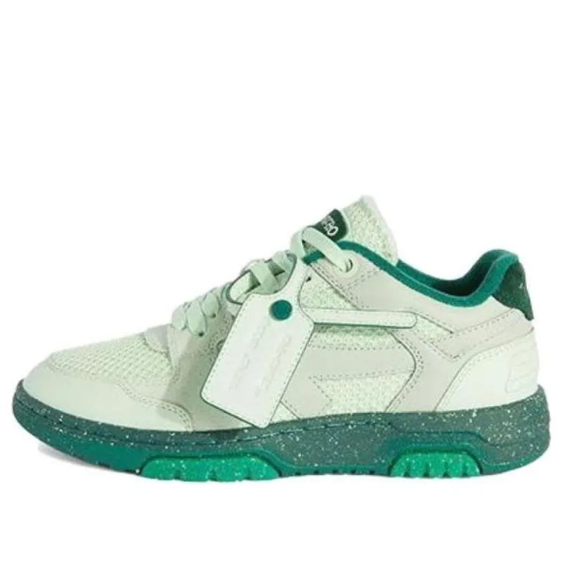 (WMNS) Off-White Slim Out Of Office Low-Top Sneaker 'Green' OWIA276F23LEA0015057 sold by KicksCrew