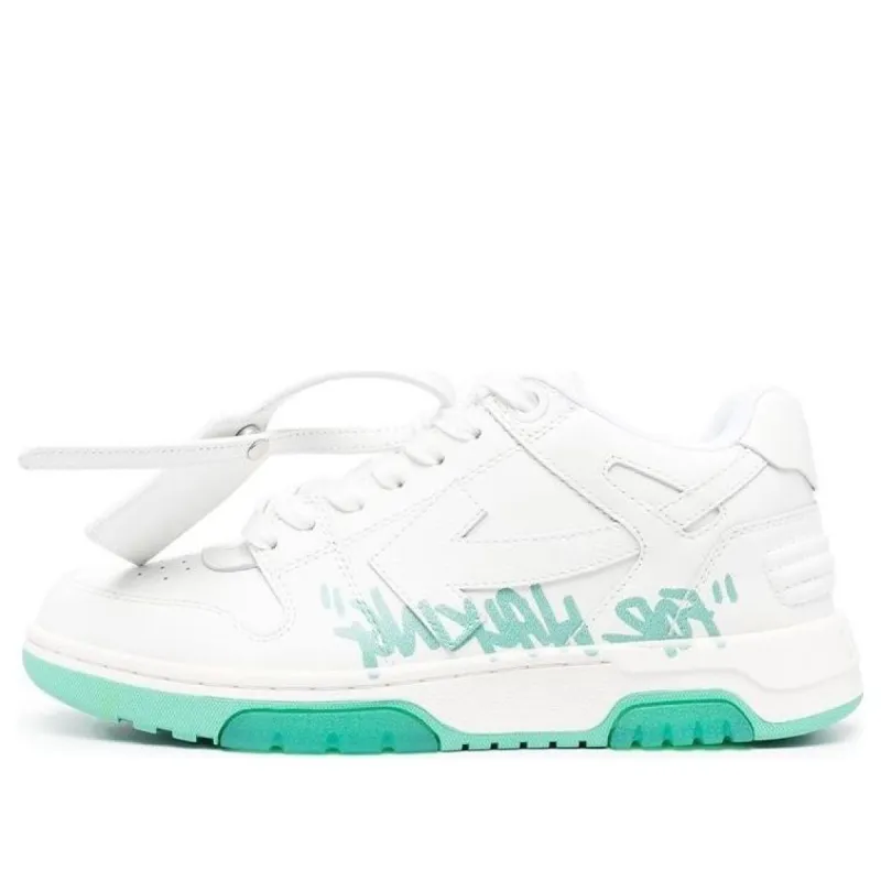 (WMNS) Off-White Out Of Office Low-Top For Walking Sneaker 'White Green' OWIA259F22LEA0020151 sold by KicksCrew