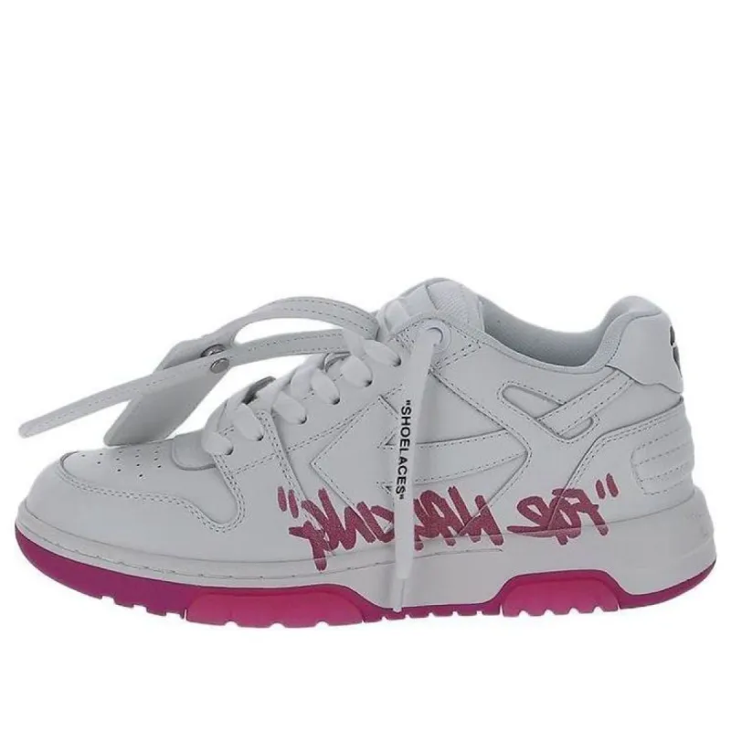 (WMNS) Off-White Out Of Office Low-Top For Walking Sneaker 'White Purple' OWIA259F22LEA0020132 sold by KicksCrew