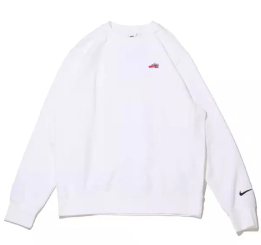 Nike Sportswear French Terry Crew-Neck Sweatshirt 'White' FZ5203-100 sold by KicksCrew