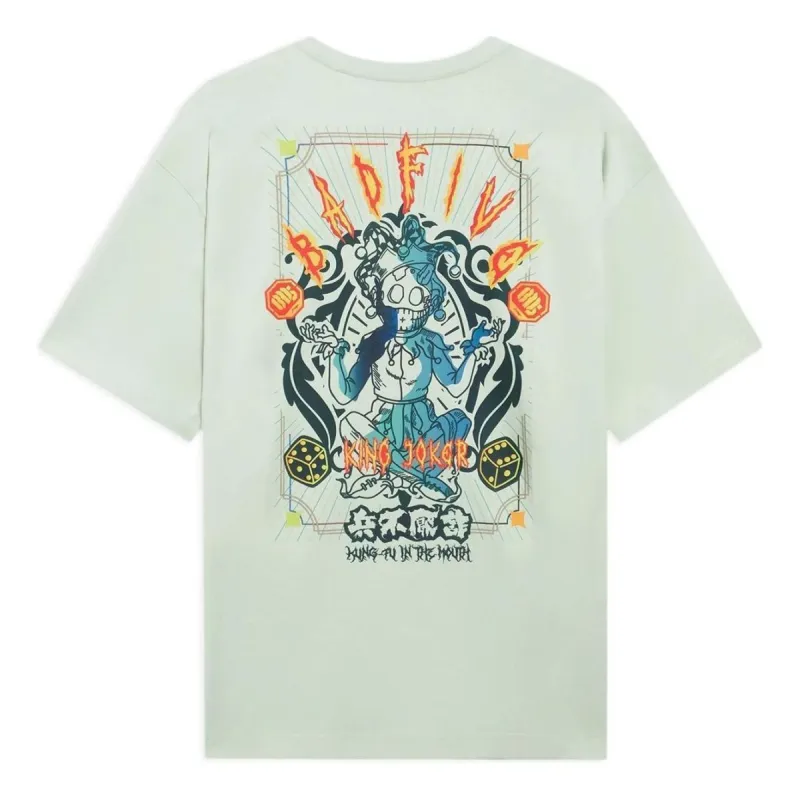 Li-Ning BadFive King Joker Graphic Loose Fit T-shirt 'Light Green' AHSS423-2 sold by KicksCrew