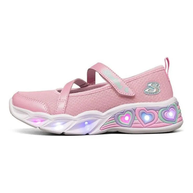 (GS) Skechers Sweetheart Lights 'Pink White' 302303L-PNK sold by KicksCrew