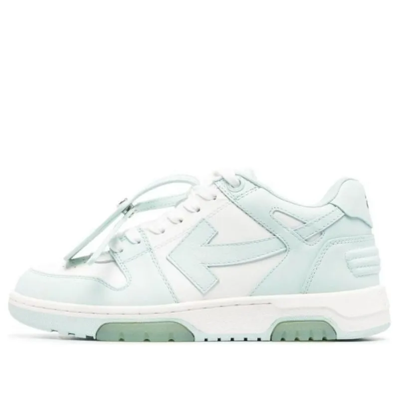 (WMNS) Off-White Out Of Office Low-Top Sneaker 'White teal' OWIA259C99LEA0035101 sold by KicksCrew