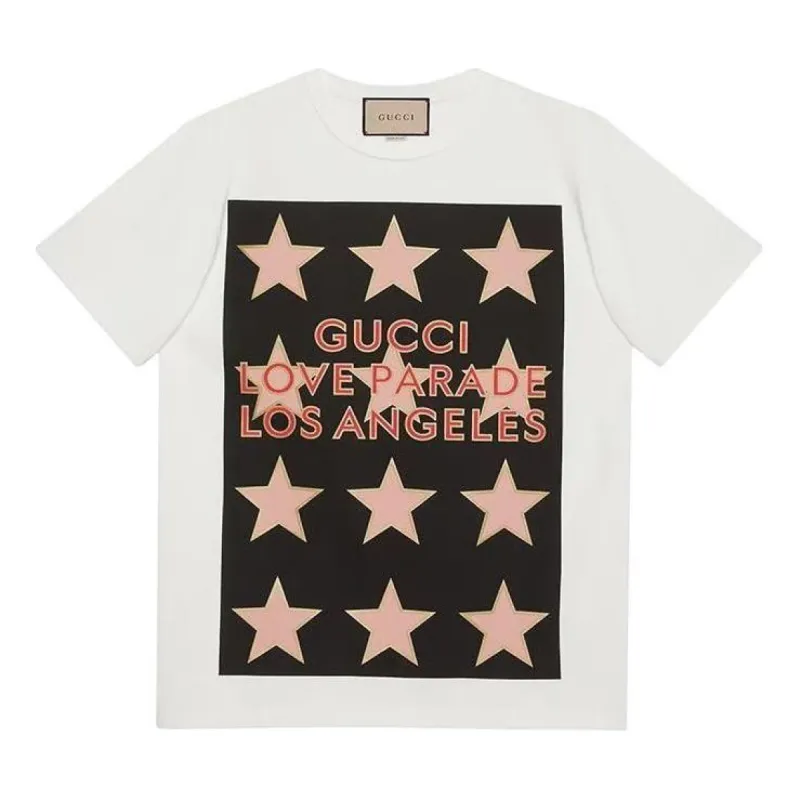 Gucci Love Parade Cotton T-Shirt 'Black' 548334-XJEMZ-1082