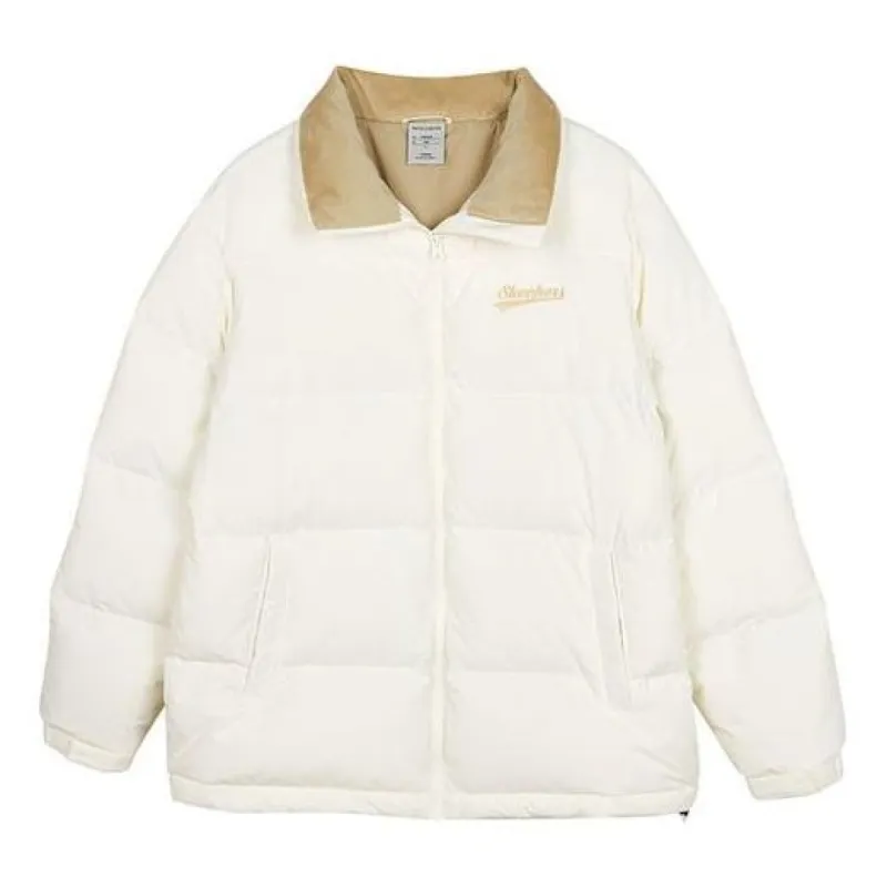 Skechers Casual Down Jacket 'White Tan' L423U080-0074 sold by KicksCrew