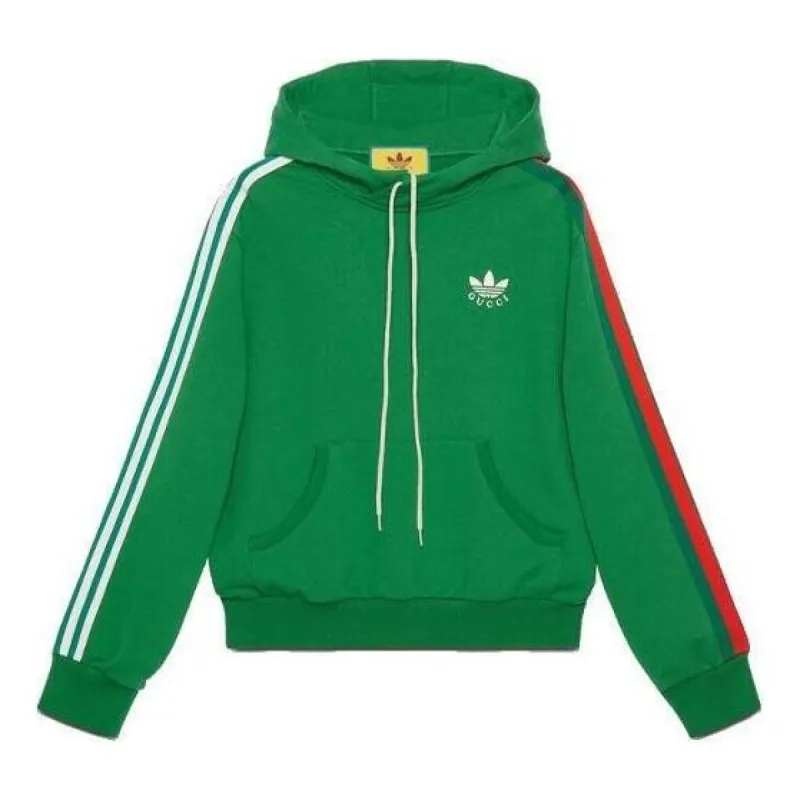 Gucci x adidas Cotton Sweatshirt 'Green' 692107-XJEKQ-3826 sold by KicksCrew