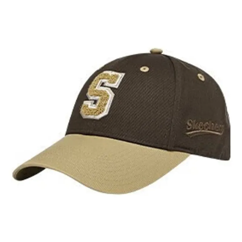 Skechers S Letter Embroidery Baseball Cap 'Brown Tan' L422U021-00NG sold by KicksCrew