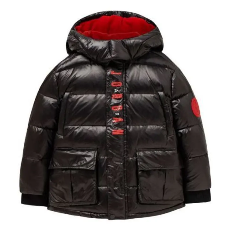 Air Jordan Hooded Down Jacket 'Black' JD2142004PS-001 sold by KicksCrew