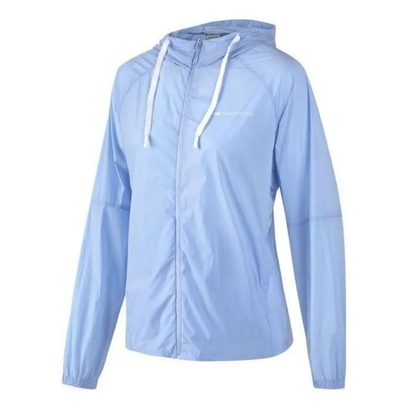 (WMNS) Skechers Sun Protective Jacket 'Blue' P223W080-00T3 sold by KicksCrew