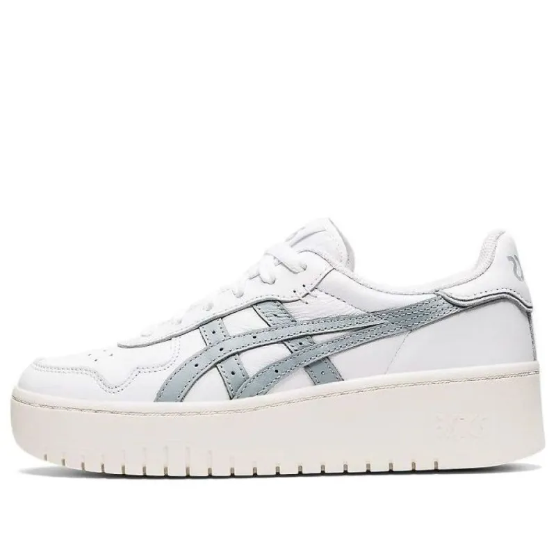 (WMNS) ASICS Japan S Platform 'White Piedmont Grey' 1202A322-100 sold by KicksCrew