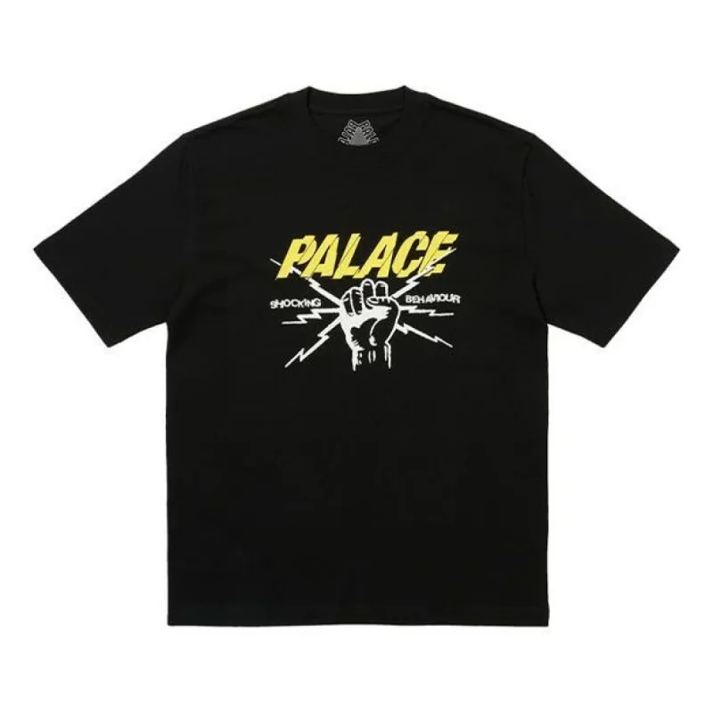 Palace Shocking Behaviour T-Shirt 'Black' P25TS002 sold by KicksCrew