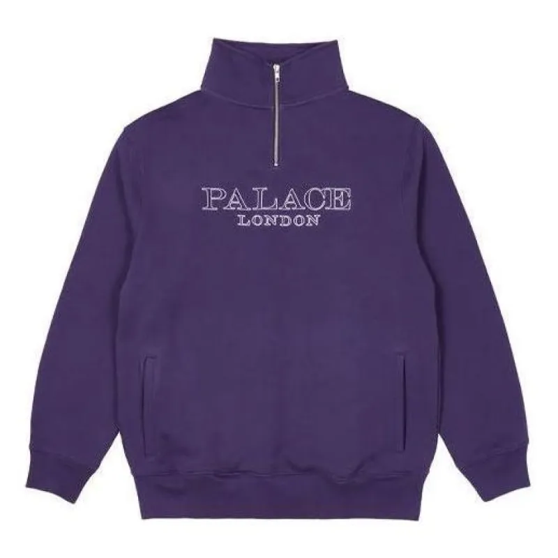 Palace 1/4 Zip Funnel 'Purple' P23CS081 sold by KicksCrew