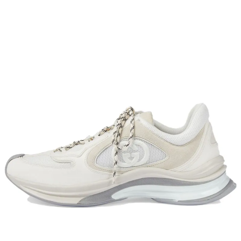 Gucci Run sneaker 'White Suede' 749785-AAB62-9144 sold by KicksCrew