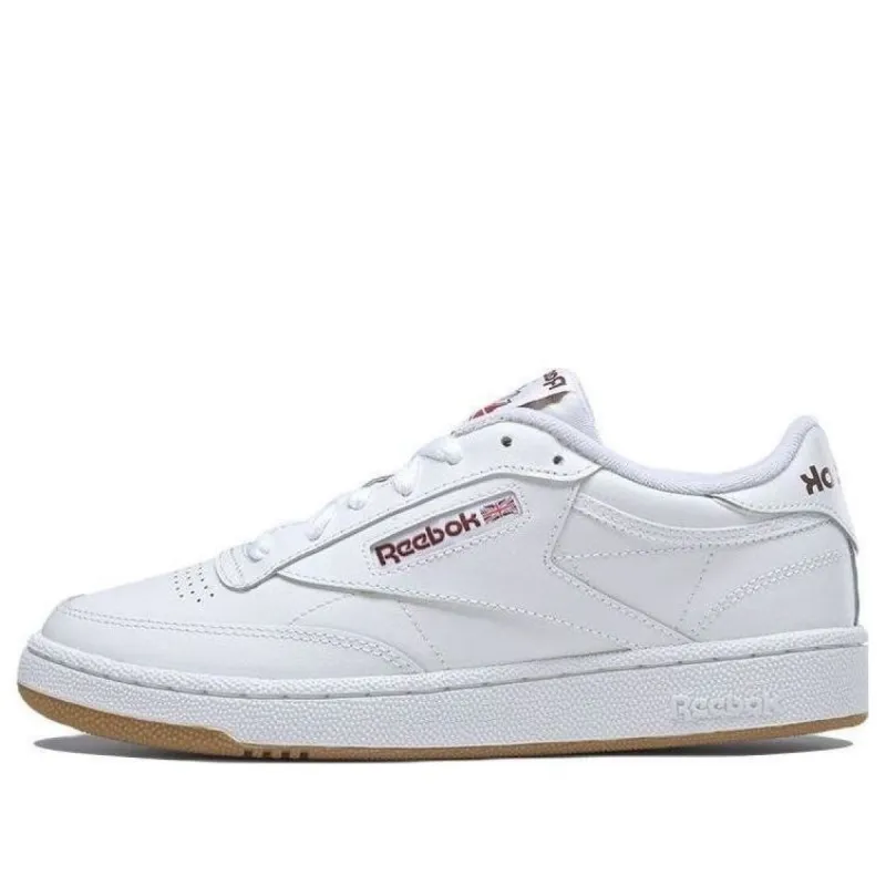 Reebok Club C 85 'White Burgundy Gum' GY7149 sold by KicksCrew