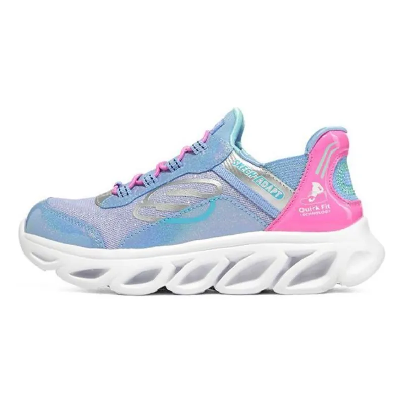 (GS) Skechers Flex Glide 'Blue' 302221L-BLPK sold by KicksCrew