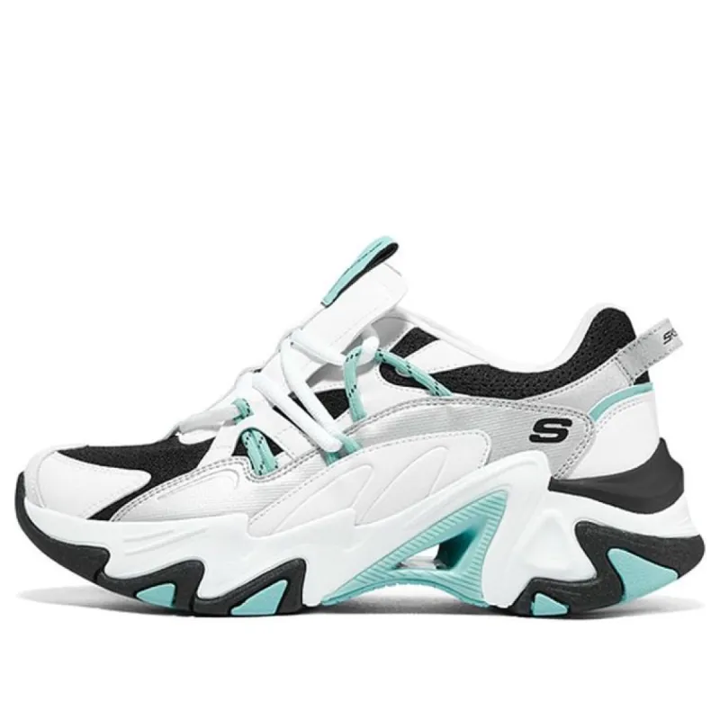 (WMNS) Skechers Stamina V3 'White Black Blue' 896072-WBKB sold by KicksCrew