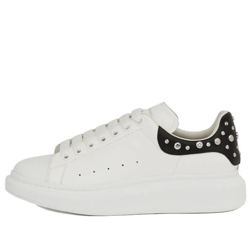 Alexander McQueen Oversized Studded Leather Sneakers 'White' 485246WHGP59061 sold by KicksCrew