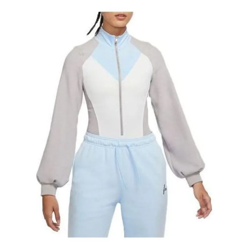 (WMNS) Air Jordan Cozy Girl Top 'Summit White Grey Blue' DJ2734-121 sold by KicksCrew