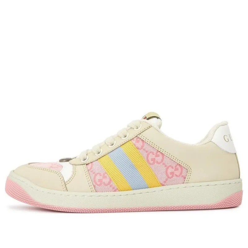 (WMNS) Gucci Screener GG Sneakers 'Pink Beige' 741575-9SFR0-8478 sold by KicksCrew
