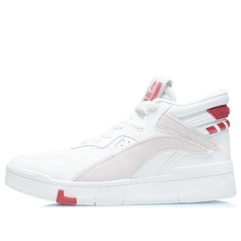 Li-Ning Superwave Mid 'White Red' AGCR233-1 sold by KicksCrew