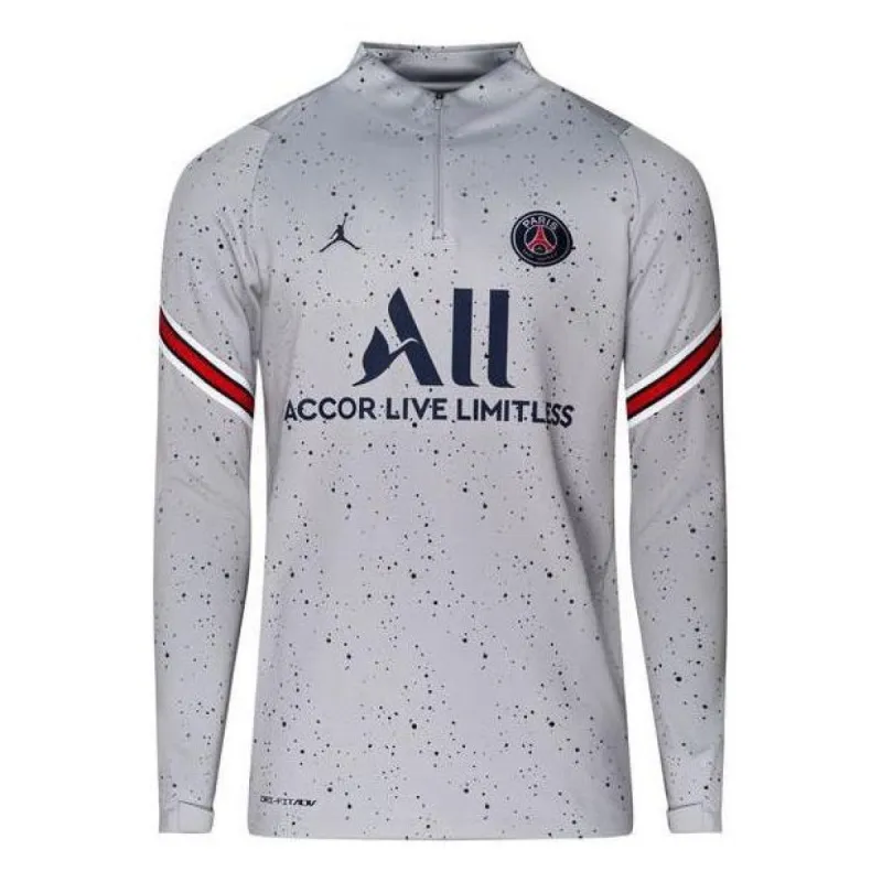 Air Jordan x Paris Saint Germain ADV Elite Strike Drill Top 'Grey Navy Red' DH7555-013 sold by KicksCrew