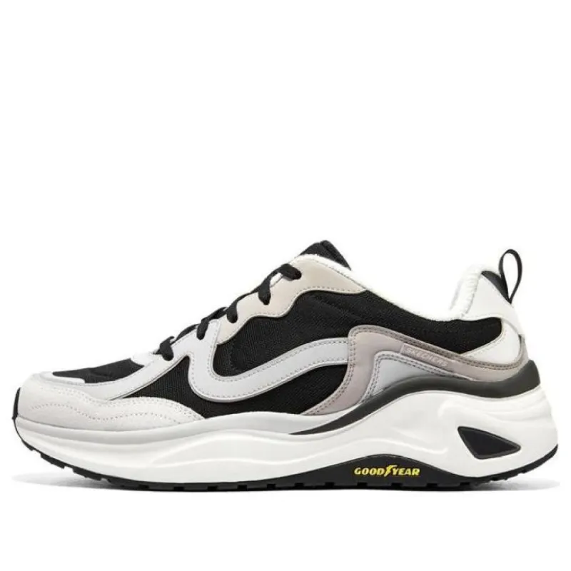 Skechers Dlites Wave 'White Black Grey' 237562-BKMT sold by KicksCrew