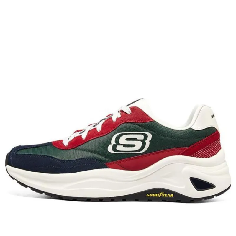 Skechers D'lites Wave 'Green Red Black' 237560-GRMT sold by KicksCrew
