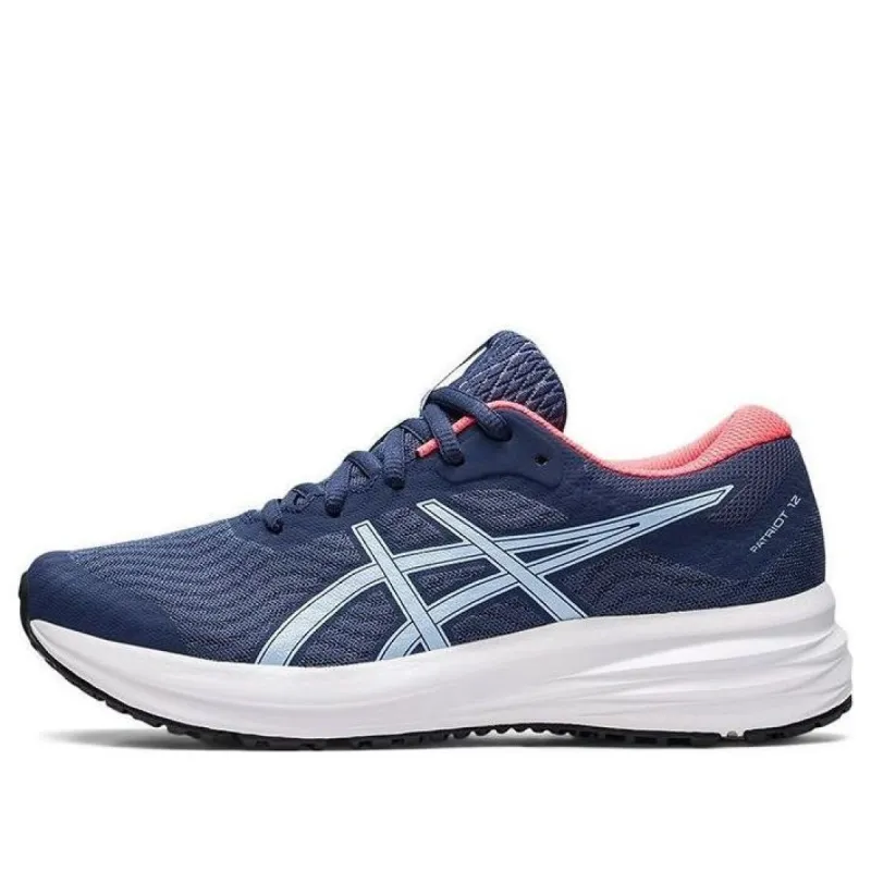 (GS) ASICS Patriot 12 'Thunder Blue Soft Sky' 1014A139-410 sold by KicksCrew
