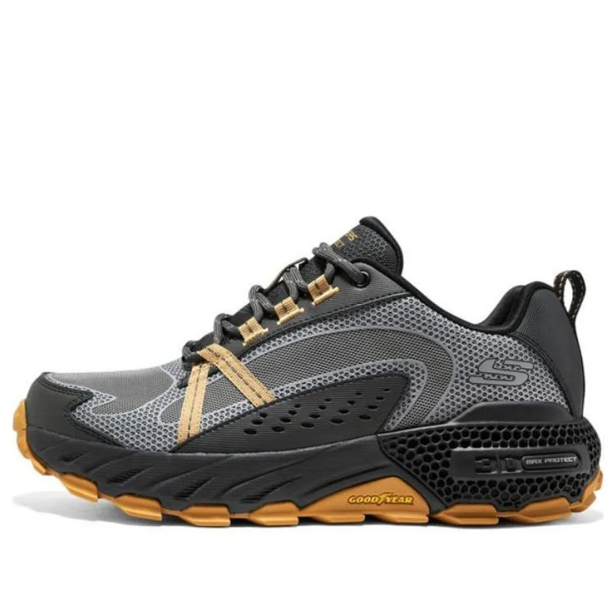 Skechers 3D Max Protect 'Grey Black Orange' 237401C-GYYL
