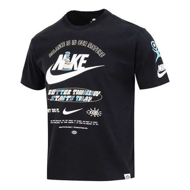Nike Sportswear T-Shirt 'Black' DZ2851-010 sold by KicksCrew