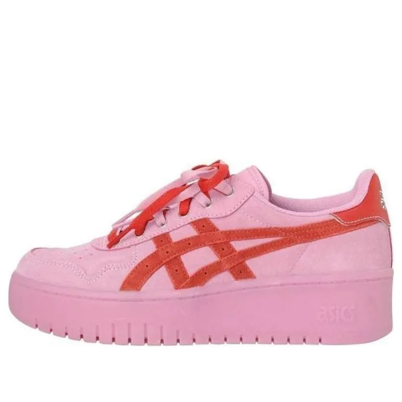 (WMNS) ASICS Japan S Platform X Atmos 'Pink' 1202A330-700 sold by KicksCrew