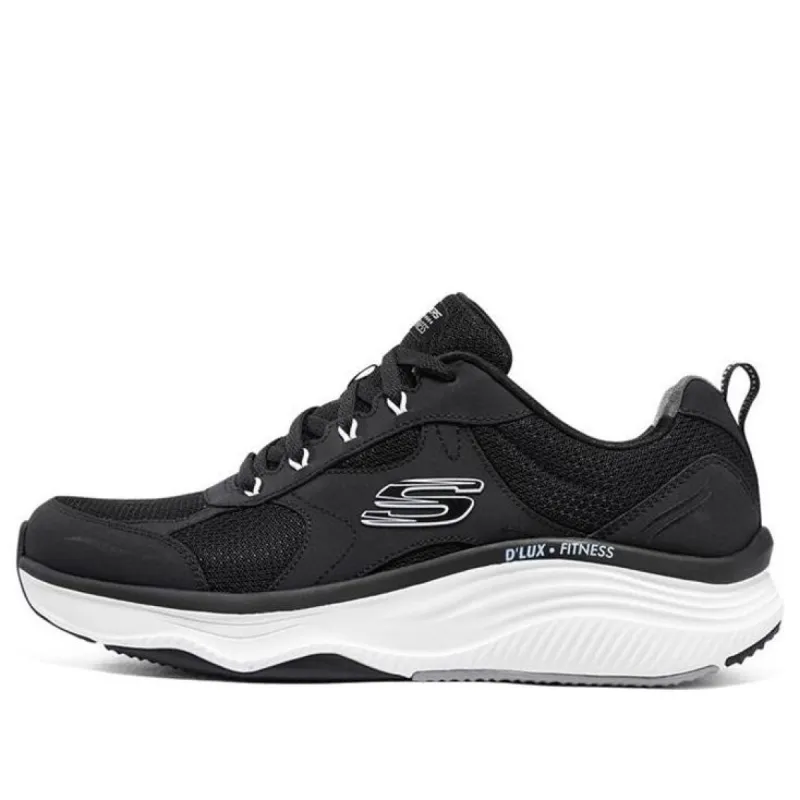 Skechers Dlux Fitness 'Black White' 232359-BKW sold by KicksCrew