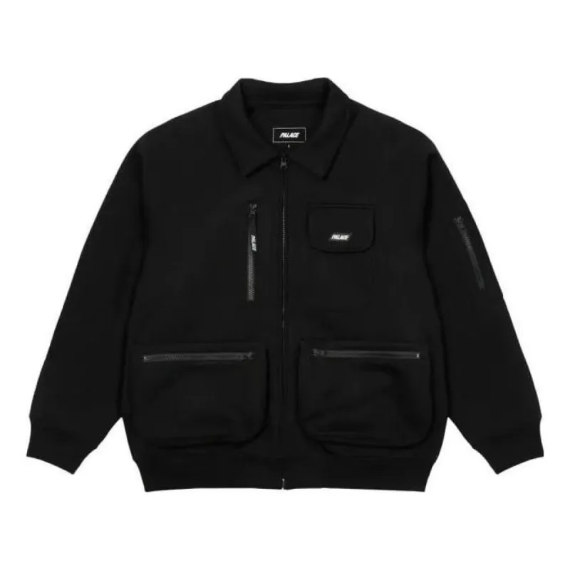 Palace Thermal Bonded Bomber 'Black' P23JK035 sold by KicksCrew