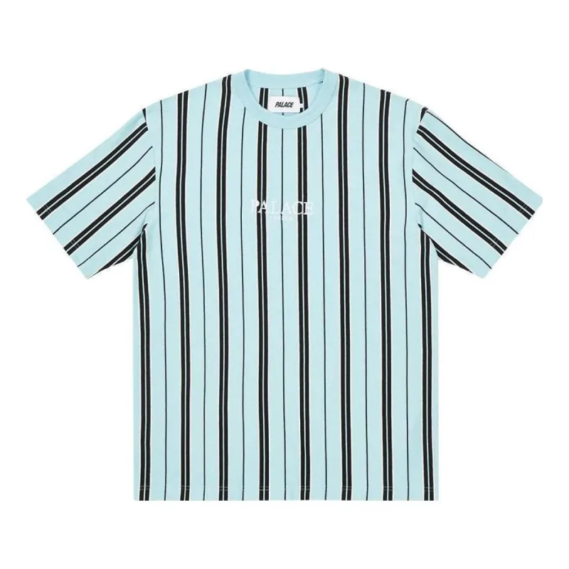 Palace Vertical Stripe T-Shirt 'Light Blue' P23ES041 sold by KicksCrew