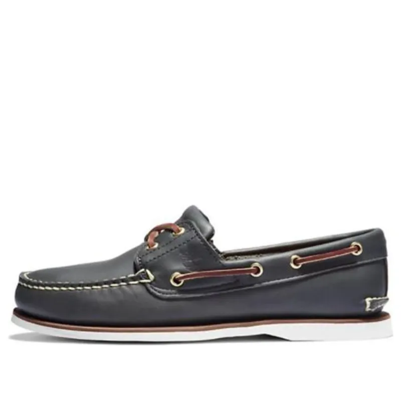 Timberland Classic Two-Eye Boat Shoe 'Navy' 074036484 sold by KicksCrew