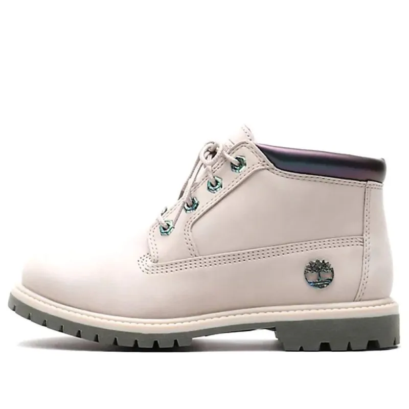 (WMNS) Timberland Nellie Chukka Double Waterproof Boots 'Light Taupe Nubuck' 0A24M2K51 sold by KicksCrew