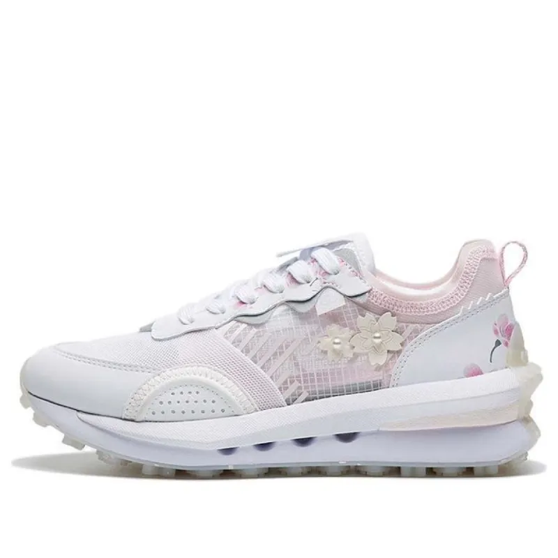 (WMNS) Li-Ning V2 Sakura Training Lifestyle Shoes 'White Pink' AGCS026-2 sold by KicksCrew