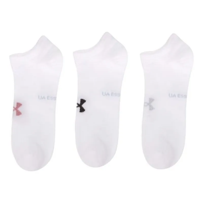 Under Armour Essential No Show 3-Pack Socks 'White' 1361459-100 sold by KicksCrew