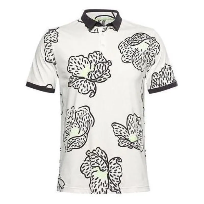 Tシャツ・カットソー adidas originals Monkey Kingdom Polo T-Shirt - WHITE adidas originals x Monkey Kingdom Short Sleeve Polo Shirt