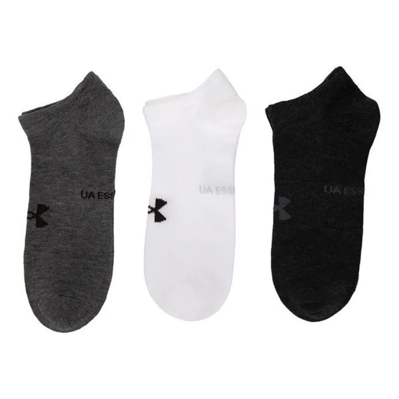 Under Armour Essential No Show Low Socks (3 Pack) 'Multi-Color' 1361459-012 sold by KicksCrew