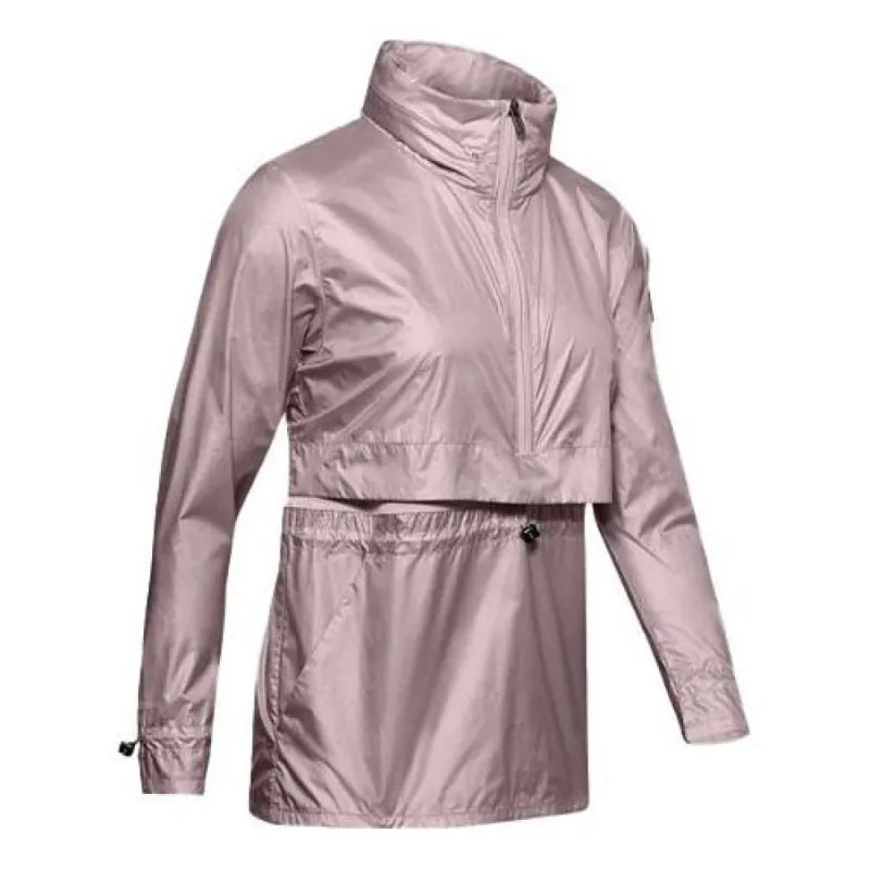 (WMNS) Under Armour Impasse Synch Wind Jacket 'Pink' 1350963-667 sold by KicksCrew