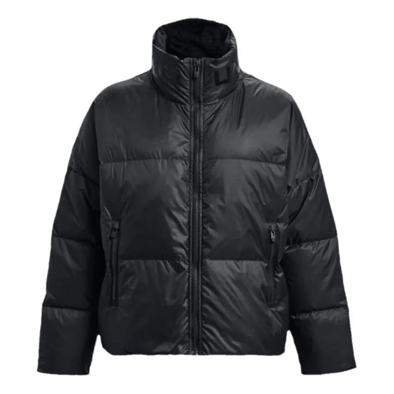 (WMNS) Under Armour ColdGear Infrared Down Puffer Jacket 'Black' 1378858-001 sold by KicksCrew