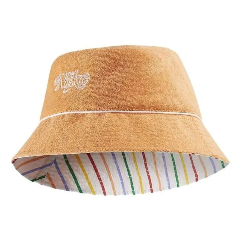 (WMNS) Nike Sportswear Reversible Bucket Hat 'Orange' CU7260-871 sold by KicksCrew