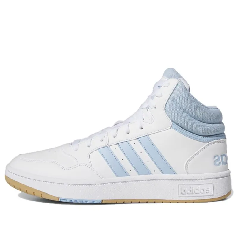 (WMNS) Adidas Hoops 3.0 Mid 'White Clear Sky Gum' IF5321 sold by KicksCrew