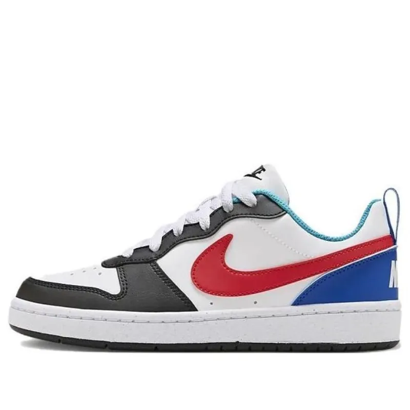 (GS) Nike Court Borough Low Recraft 'White Red Black Blue' HF0742-161 sold by KicksCrew