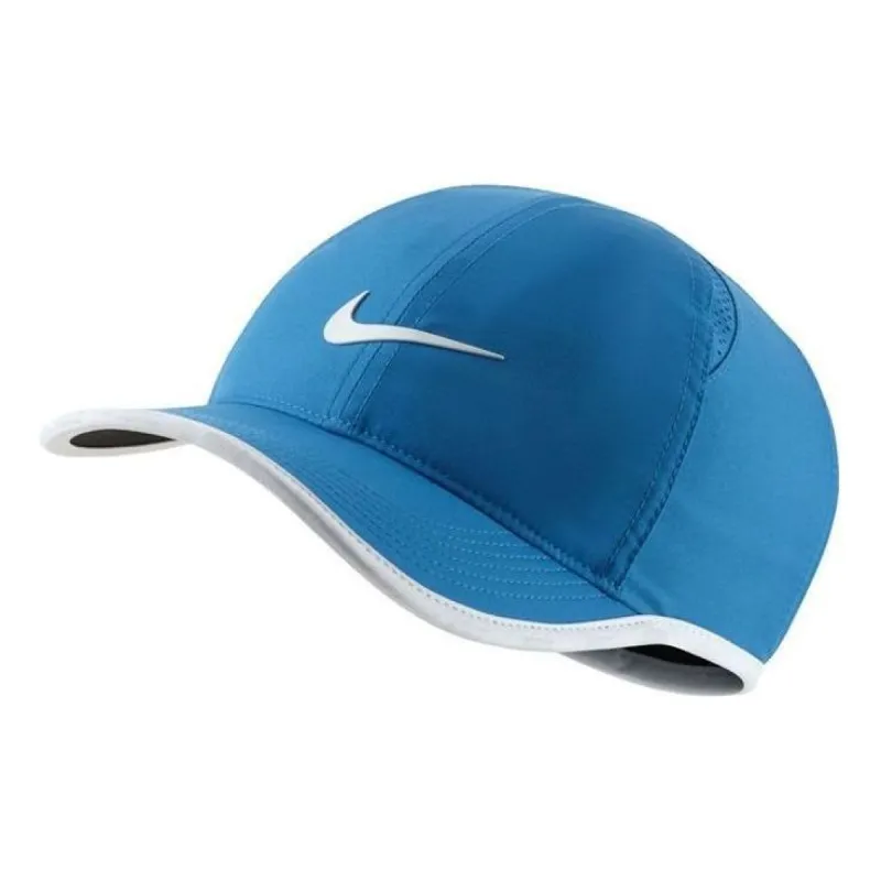 (GS) Nike Dry Featherlight Cap 'Blue' CU6752-446 sold by KicksCrew