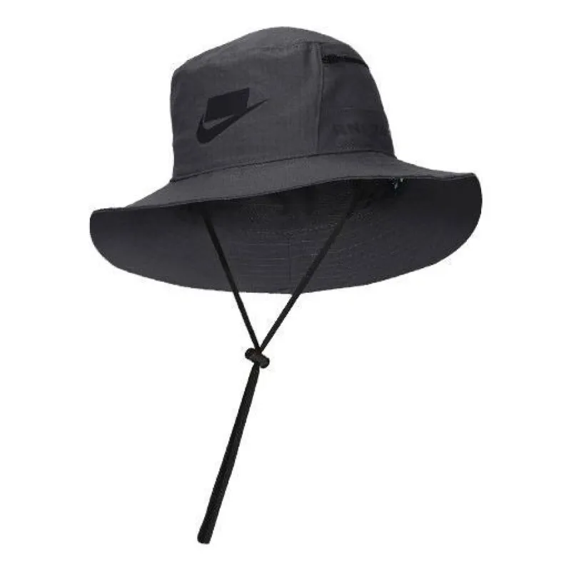 Nike Sportswear NSW Collection Bucket Hat Cap Graphic Logos Dri-Fit 'Grey' CU6346-060 sold by KicksCrew