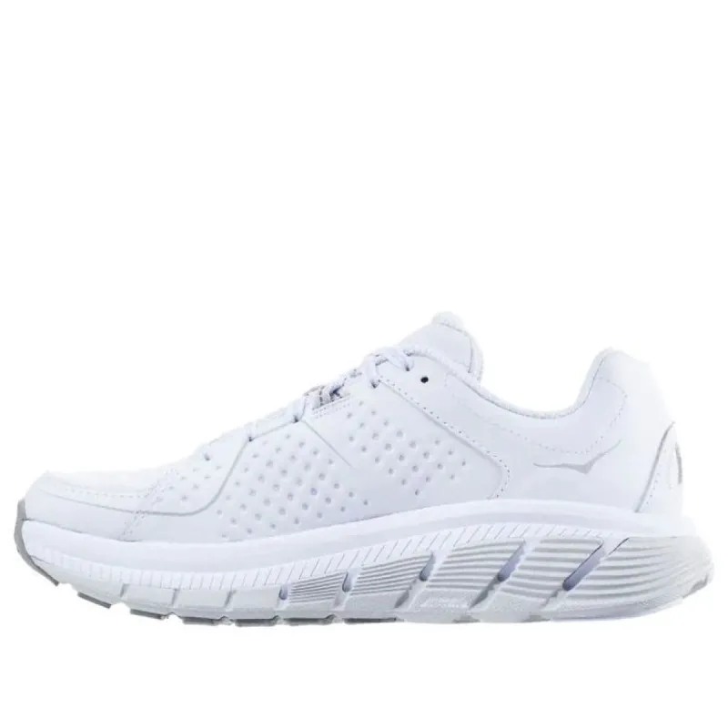 (WMNS) HOKA ONE ONE Gaviota Leather 'White' 1019575-WHT sold by KicksCrew