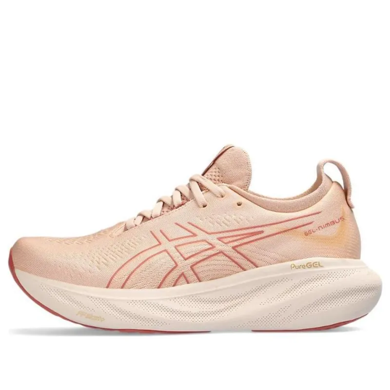 (WMNS) ASICS Gel Nimbus 25 'Pale Apricot Light Garnet' 1012B356-702 sold by KicksCrew